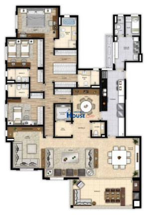 Imagem Apartamento com 4 Quartos à Venda, 267 m² em Ibirapuera - São Paulo Imagem Apartamento com 4 Quartos à Venda, 267 m² em Ibirapuera - São Paulo