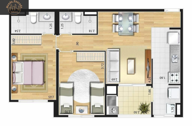 Foto do imóvel Apartamento com 3 Quartos à Venda, 86 m² em Jardim São Caetano - São Caetano Do Sul