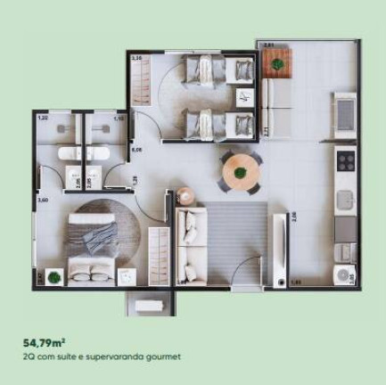 Imagem Apartamento com 2 Quartos à Venda,  em Setor Faiçalville - Goiânia