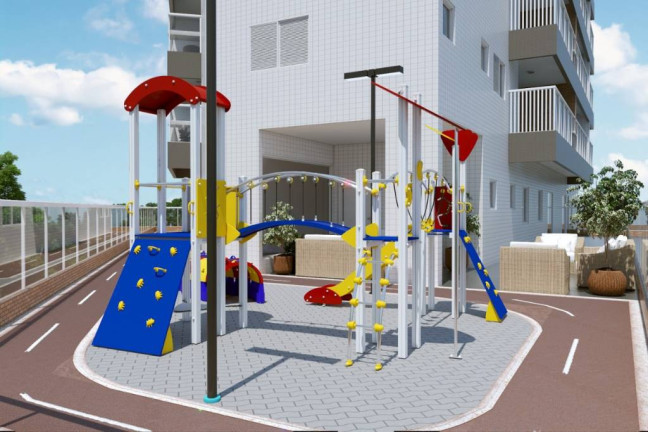 Imagem Apartamento com 1 Quarto à Venda, 60 m² em Guilhermina - Praia Grande