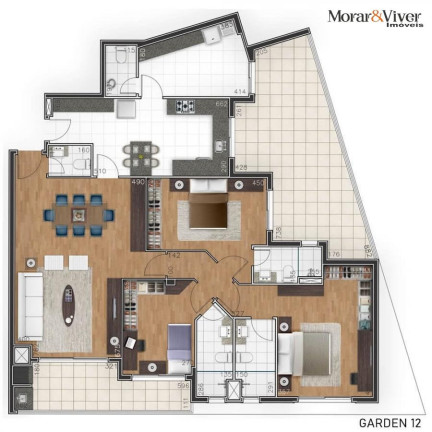 Imagem Apartamento com 3 Quartos à Venda, 146 m² em Juvevê - Curitiba
