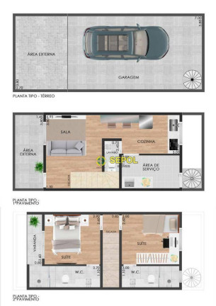 Sobrado com 2 Quartos à Venda, 80 m² em Itaquera - São Paulo