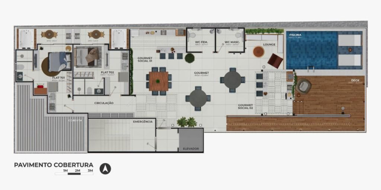 Imagem Apartamento com 1 Quarto à Venda, 28 m² em Jardim Oceania - João Pessoa