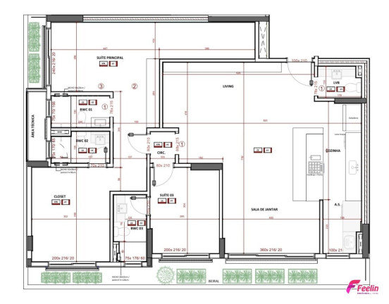 Imagem Apartamento com 3 Quartos à Venda, 141 m² em Centro - Florianópolis