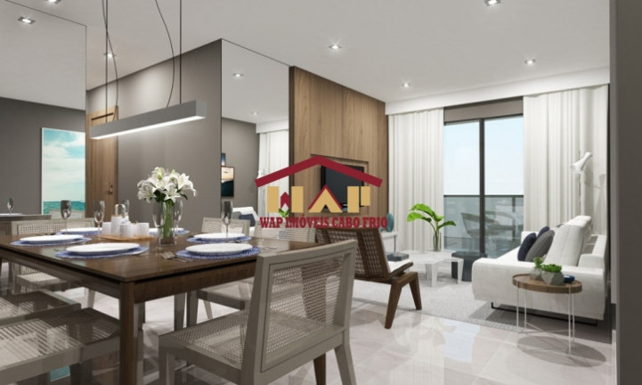 Imagem Apartamento com 2 Quartos à Venda, 80 m² em Jardim Excelsior - Cabo Frio
