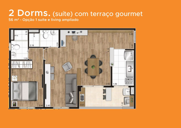 Imagem Apartamento com 2 Quartos à Venda, 45 m² em Jardim Imperador (zona Sul) - São Paulo Imagem Apartamento com 2 Quartos à Venda, 45 m² em Jardim Imperador (zona Sul) - São Paulo