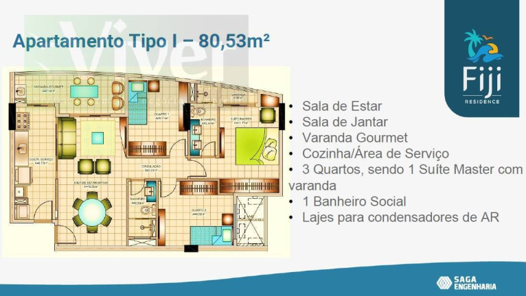 Apartamento à Venda,  em Cohama - São Luís