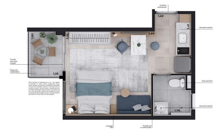 Imagem Apartamento com 1 Quarto à Venda, 57 m² em Santa Cecília - São Paulo Imagem Apartamento com 1 Quarto à Venda, 57 m² em Santa Cecília - São Paulo