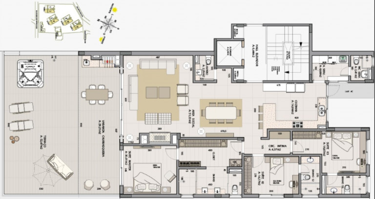 Imagem Imóvel com 3 Quartos à Venda, 389 m² em Tristeza - Porto Alegre