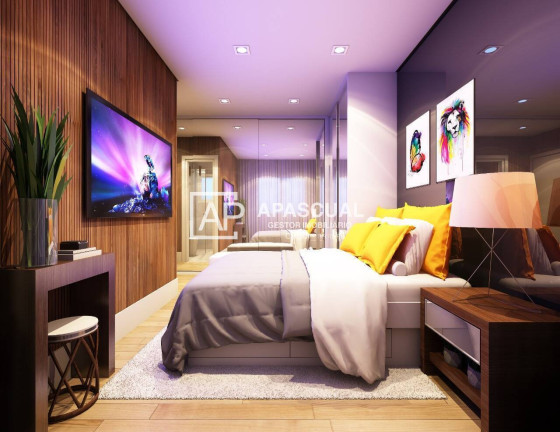 Apartamento com 1 Quarto à Venda, 47 m² em Jardim Aruan - Caraguatatuba