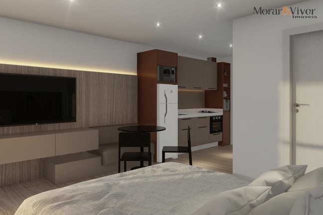 Imagem Apartamento com 1 Quarto à Venda, 32 m² em Cristo Rei - Curitiba