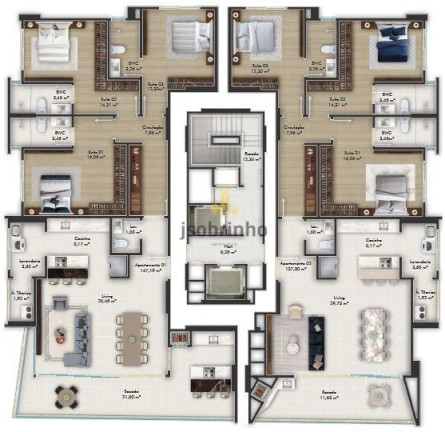 Imagem Apartamento com 3 Quartos à Venda, 137 m² em Meia Praia - Itapema Imagem Apartamento com 3 Quartos à Venda, 137 m² em Meia Praia - Itapema