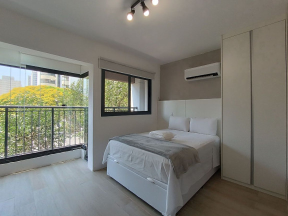 Imagem Apartamento com 1 Quarto para Alugar, 25 m² em Campo Belo - São Paulo