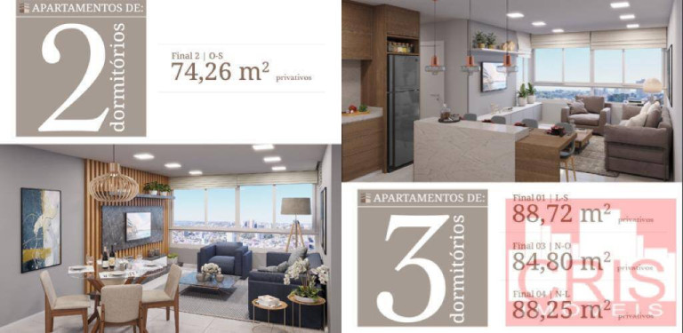 Imagem Apartamento com 3 Quartos à Venda, 84 m² em Universitario - Bento Gonçalves