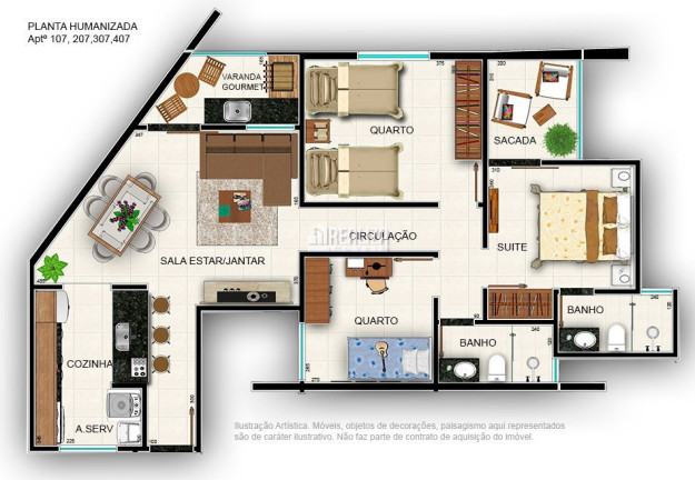 Imagem Apartamento com 2 Quartos à Venda, 57 m² em Santa Maria - Uberaba Imagem Apartamento com 2 Quartos à Venda, 57 m² em Santa Maria - Uberaba