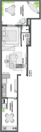 Imagem Apartamento com 1 Quarto à Venda, 37 m² em Nova Gerty - São Caetano Do Sul