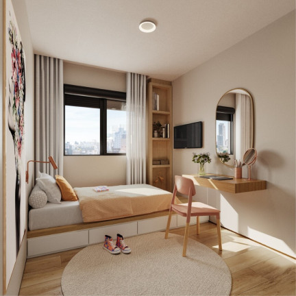 Imagem Imóvel com 2 Quartos à Venda, 54 m² em Chácara Pavoeiro - Cotia