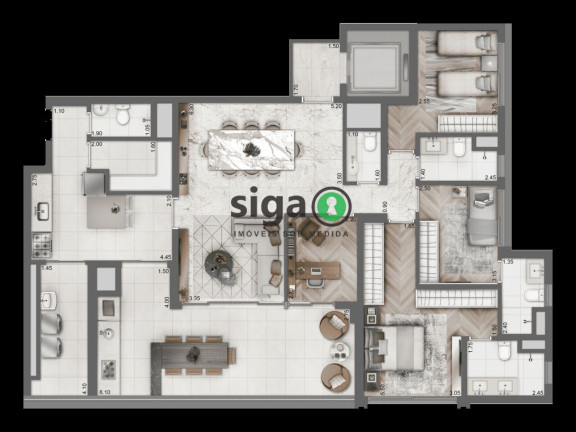 Imagem Apartamento com 4 Quartos à Venda, 158 m² em Vila Clementino - São Paulo Imagem Apartamento com 4 Quartos à Venda, 158 m² em Vila Clementino - São Paulo