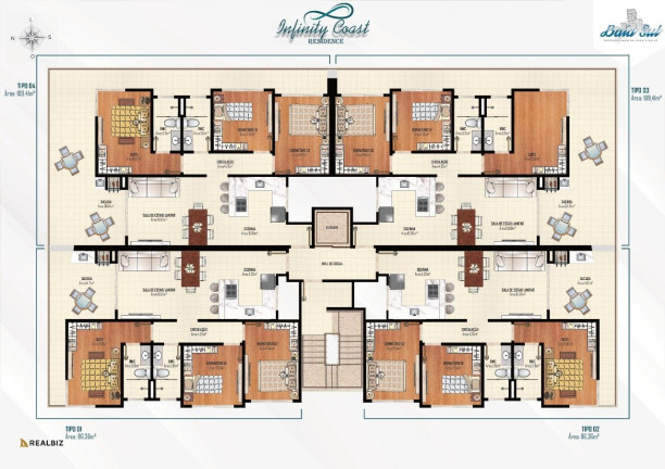 Imagem Apartamento com 3 Quartos à Venda, 117 m² em Palmas - Governador Celso Ramos Imagem Apartamento com 3 Quartos à Venda, 117 m² em Palmas - Governador Celso Ramos