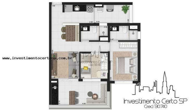 Imagem Apartamento com 2 Quartos à Venda, 68 m² em Sumaré - São Paulo