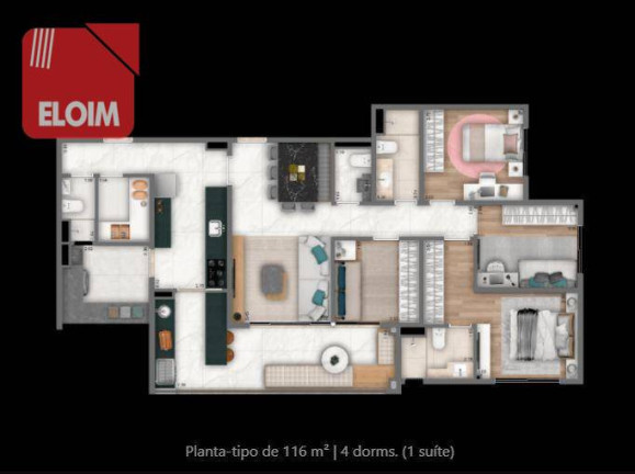 Apartamento com 3 Quartos à Venda, 116 m² em Barra Funda - São Paulo