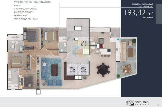 Imagem Apartamento com 4 Quartos à Venda, 193 m² em Barra Sul - Balneário Camboriú