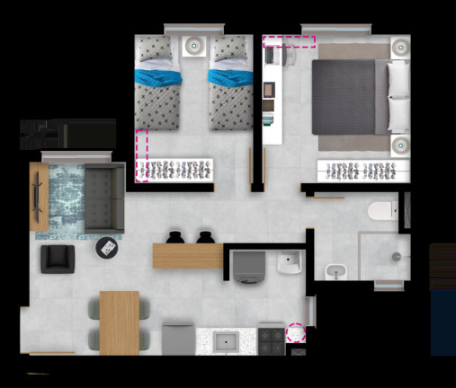 Imagem Imóvel com 1 Quarto à Venda, 23 m² em Hípica - Porto Alegre