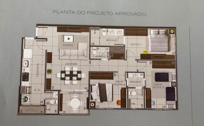 Imagem Apartamento com 3 Quartos à Venda, 92 m² em águas Claras Sul - águas Claras Imagem Apartamento com 3 Quartos à Venda, 92 m² em águas Claras Sul - águas Claras