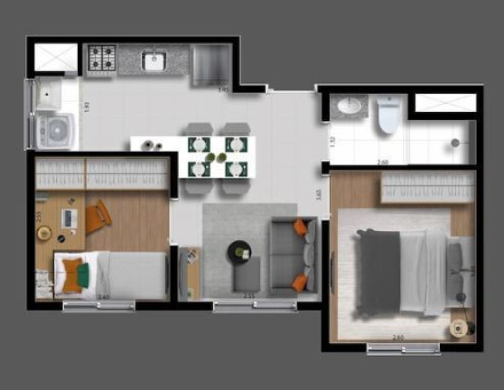 Imagem Apartamento com 2 Quartos à Venda, 32 m² em Barra Funda - São Paulo Imagem Apartamento com 2 Quartos à Venda, 32 m² em Barra Funda - São Paulo