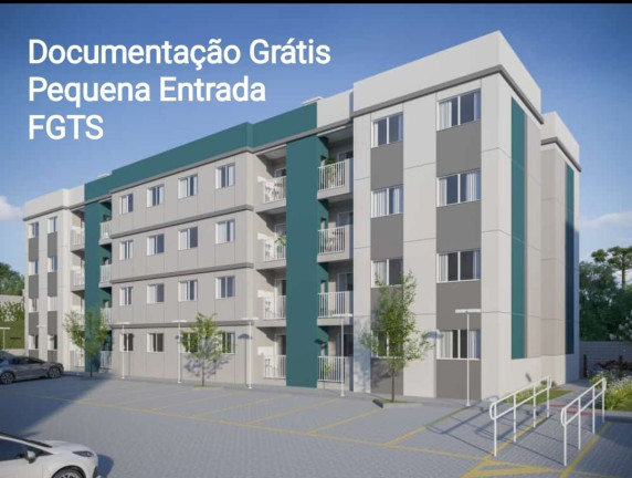 Apartamento com 2 Quartos à Venda, 60 m² em Prive Bois De Boulogne - Pinhais