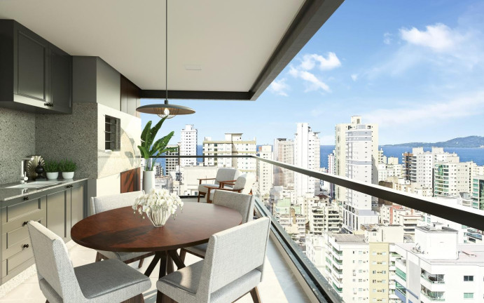 Apartamento com 3 Quartos à Venda, 131 m² em Meia Praia - Itapema
