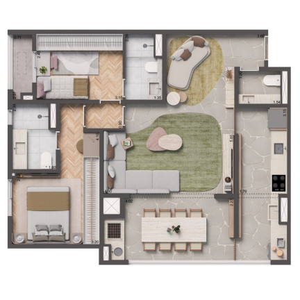 Imagem Apartamento com 2 Quartos à Venda, 69 m² em Vila Palmeiras - São Paulo