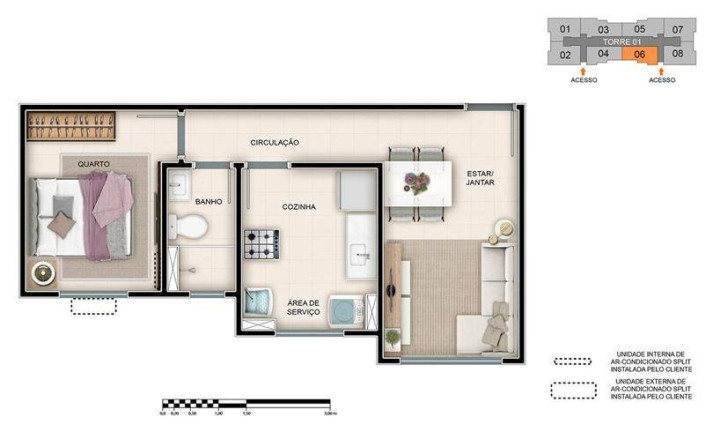 Imagem Imóvel com 2 Quartos à Venda, 43 m² em Vila Industrial - Campinas