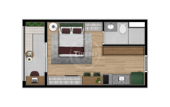 Imagem Imóvel com 1 Quarto à Venda, 34 m² em Belenzinho - São Paulo