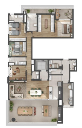 Imagem Apartamento com 4 Quartos à Venda, 224 m² em Perdizes - São Paulo Imagem Apartamento com 4 Quartos à Venda, 224 m² em Perdizes - São Paulo