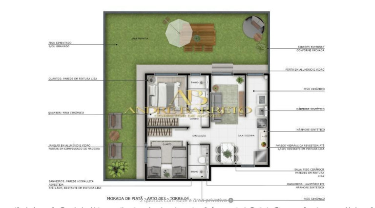 Imagem Apartamento com 2 Quartos à Venda, 40 m² em Piatã - Salvador