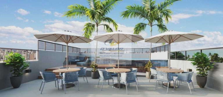 Imagem Apartamento com 2 Quartos à Venda, 55 m² em Ponta De Campina - Cabedelo