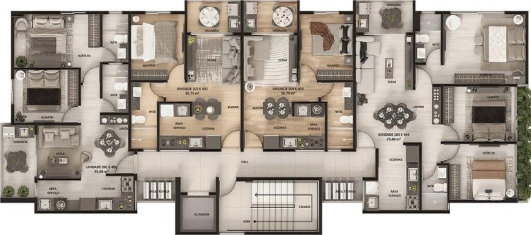 Imagem Apartamento com 2 Quartos à Venda, 61 m² em Intermares - Cabedelo