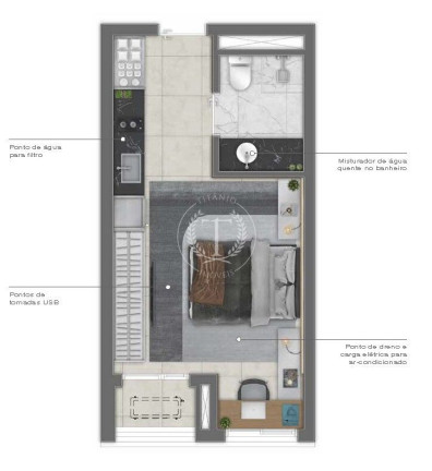 Imagem Apartamento com 1 Quarto à Venda, 26 m² em Vila Madalena - São Paulo