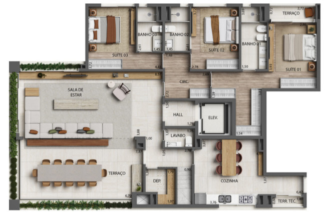 Imagem Cobertura com 3 Quartos à Venda, 392 m² em Moema - São Paulo