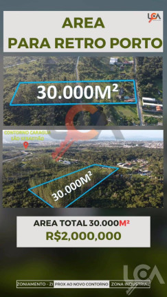 Imagem Terreno à Venda, 30.000 m² em Pegorelli - Caraguatatuba Imagem Terreno à Venda, 30.000 m² em Pegorelli - Caraguatatuba