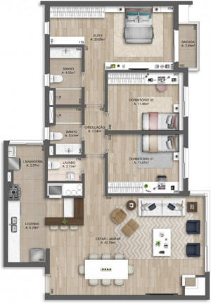 Imagem Imóvel com 3 Quartos à Venda, 113 m² em Três Figueiras - Porto Alegre Imagem Imóvel com 3 Quartos à Venda, 113 m² em Três Figueiras - Porto Alegre