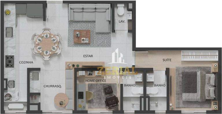 Apartamento com 2 Quartos à Venda, 65 m² em Barcelona - São Caetano Do Sul