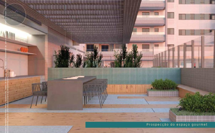 Imagem Imóvel com 2 Quartos à Venda, 93 m² em Canto Do Forte - Praia Grande