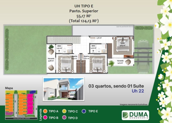 Imagem Casa de Condomínio com 3 Quartos à Venda, 188 m² em Parque Das árvores - Parnamirim