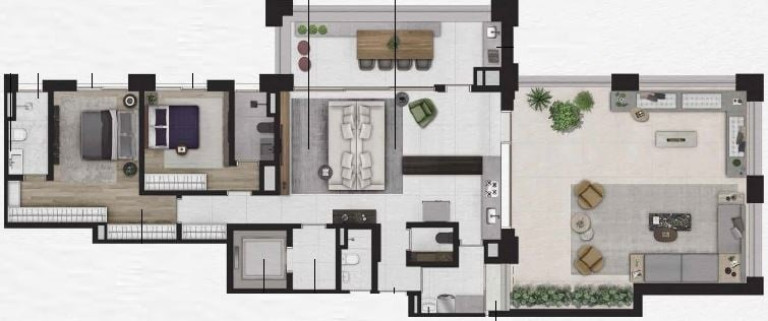 Imagem Apartamento com 2 Quartos à Venda, 195 m² em Itaim Bibi - São Paulo Imagem Apartamento com 2 Quartos à Venda, 195 m² em Itaim Bibi - São Paulo
