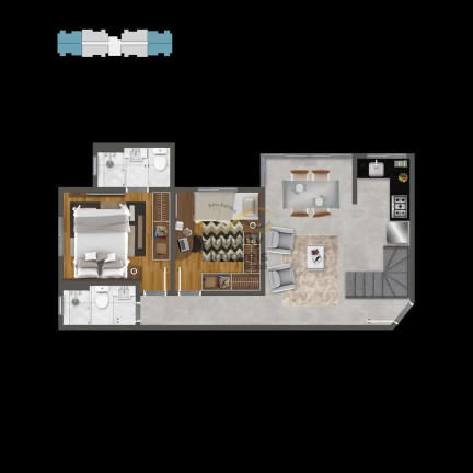Imagem Cobertura com 2 Quartos à Venda, 104 m² em Fernão Dias - Belo Horizonte