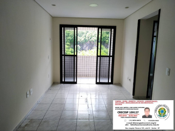 Imagem Apartamento com 1 Quarto à Venda, 52 m² em Itararé - São Vicente