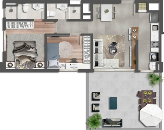 Imagem Apartamento com 2 Quartos à Venda, 86 m² em Passo Da Areia - Porto Alegre