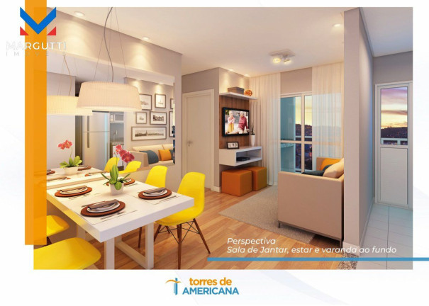 Imagem Apartamento com 2 Quartos à Venda, 52 m² em Catharina Zanaga - Americana Imagem Apartamento com 2 Quartos à Venda, 52 m² em Catharina Zanaga - Americana